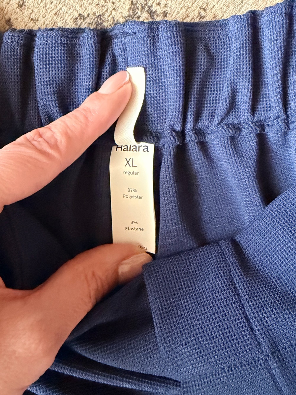 Halara Flex™ High Waisted Pocket Wide Leg Waffle Work Pants - Picture 7 of 8
